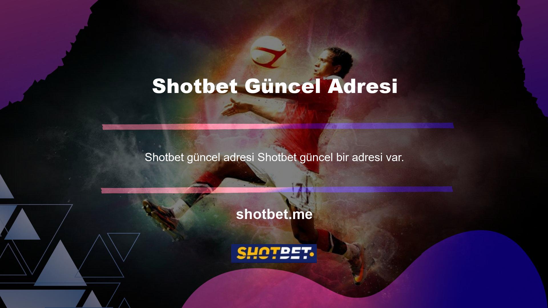 Yani Shotbet web sitesi bir bahis sitesi görevi görmektedir